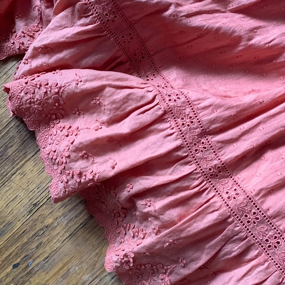 Ulla Johnson ‘Antique Pink’ Lace Maxi Dess - Picture 11 of 12